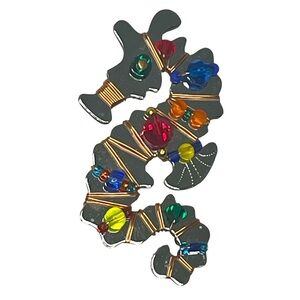 Vintage Liztech ‘97 Seahorse Brooch